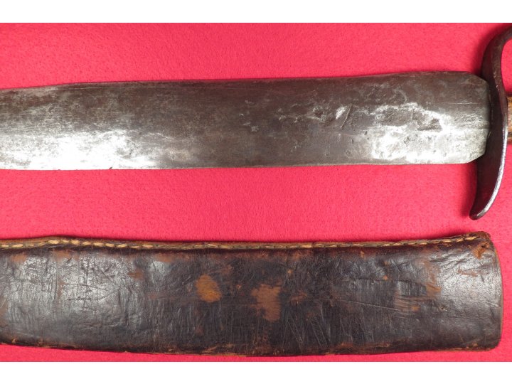 Confederate “D” Guard Bowie Knife with Scabbard